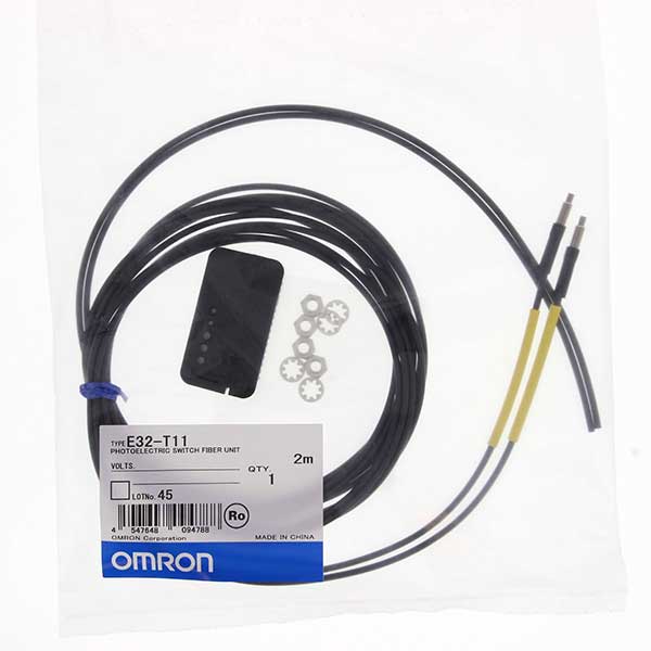 Cảm biến sợi quang Omron E32-T11 2M (thu phát riêng) Cảm biến sợi quang Omron E32-T11 2M (thu phát riêng)