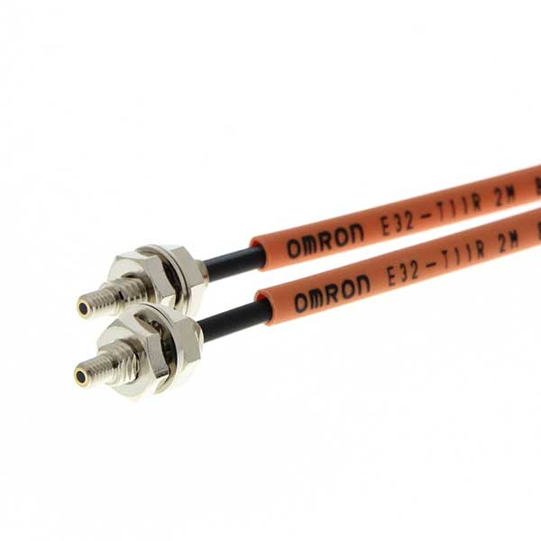 Cảm biến sợi quang Omron E32-T11R 2M (thu phát riêng) Cảm biến sợi quang Omron E32-T11R 2M (thu phát riêng)