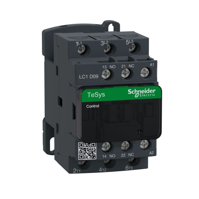 Contactor Schneider LC1D09Q7 9A 1NO+1NC 380V Contactor Schneider LC1D09Q7 9A 1NO+1NC 380V