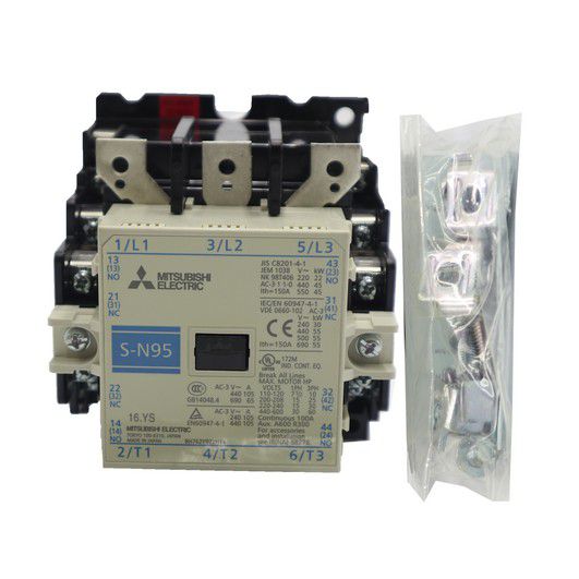 Contactor Mitsubishi S-N95 105A 55kW AC200V 3P Contactor Mitsubishi S-N95 105A 55kW AC200V 3P